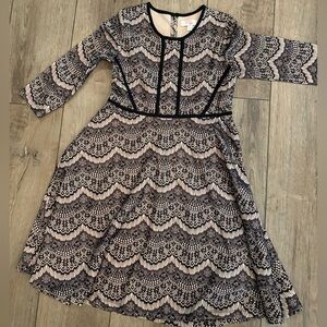 Girls GB size large, black lace dress